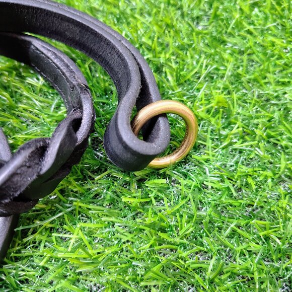 GENUINE LEATHER Dog Leash Heavy Duty Training Lead for Small to Large Dogs - Picture 4 of 7